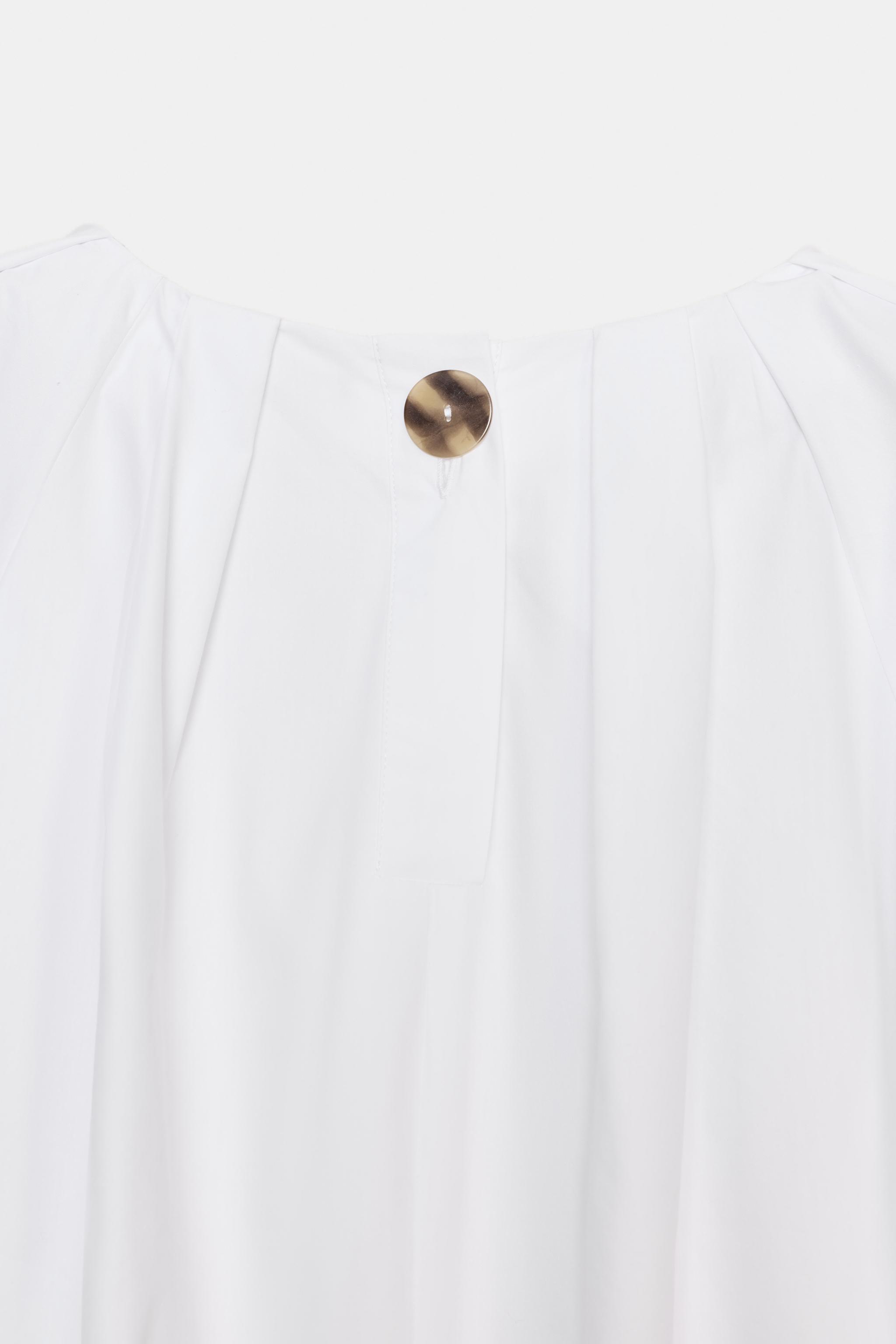 CHEMISE EN POPELINE À BALLON